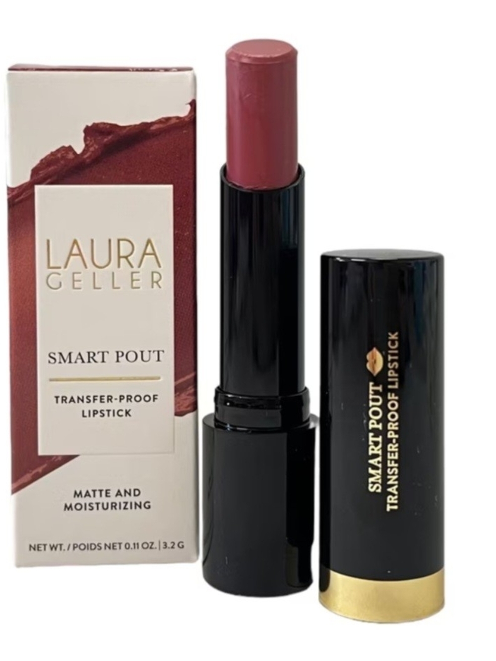 Laura Geller Smart Pout Lipstick - Dusty Rose Mauve